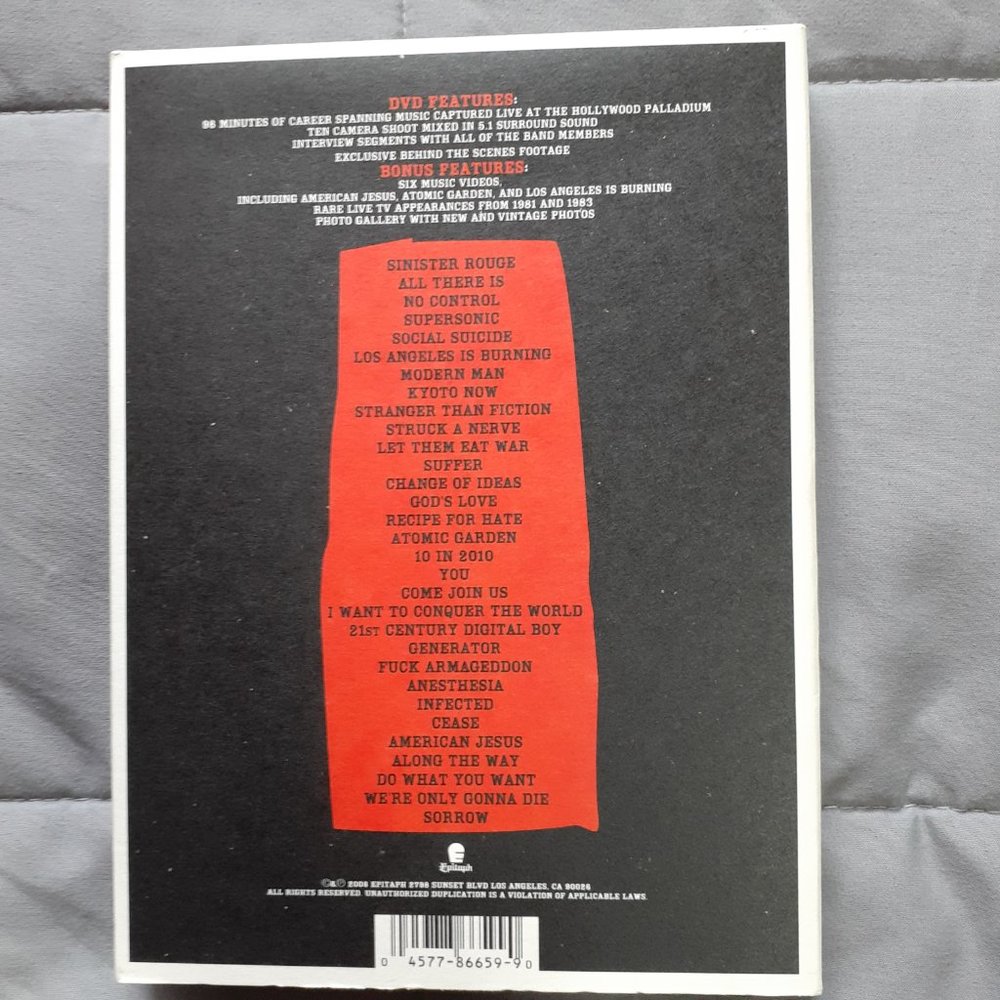 Bad Religion - Live at the Palladium (DVD, 2006) - Picture 2 of 10